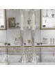 Grands chandeliers modernes en argent sterling, cadeaux de Pâque, Ju israélien