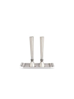 Candlesticks Set for Shabbat with Filigree Inspire , Modern Candlestic