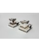 Boîte Tefillin en filigrane en argent sterling sur mesure, Tefillin et Tefi
