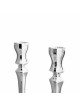 Tall Sterling Silver Shabbat Candlesticks , Passover Gifts , Israeli J