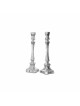 Tall Sterling Silver Shabbat Candlesticks , Passover Gifts , Israeli J