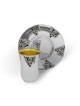 Grapes Design Silver Kiddush Cup Set , Coupes de Kiddush modernes , Israélien J