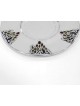 Grapes Design Silver Kiddush Cup Set , Modern Kiddush Cups , Israeli J