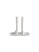 Grands chandeliers martelés modernes en argent sterling, argent sterling C