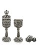 Royal Sterling Silver Besamim Havdalah Set , Tu B'Av Gifts , Israeli J