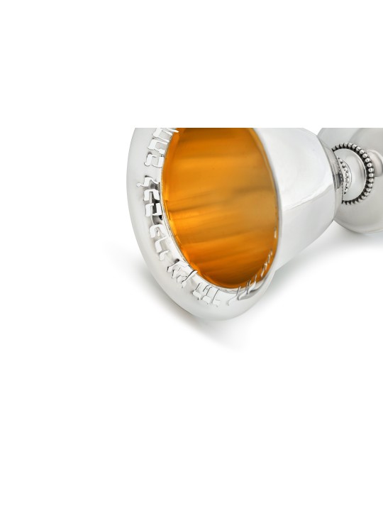 Boîte Etrog en argent sterling avec motif reflets, cadeaux Tu B'Av, est