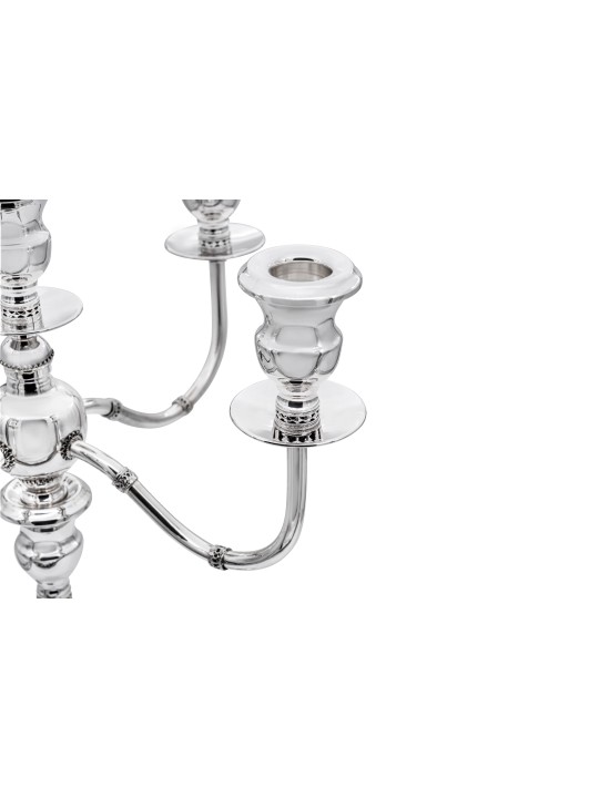 Candélabre à l’ancienne en argent sterling avec Fili, cadeaux de Pâque,