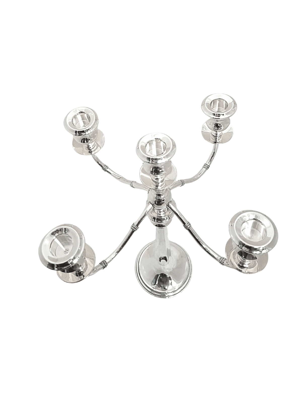 Sterling Silver Old Fashioned Candelabra with Fili , Passover Gifts ,