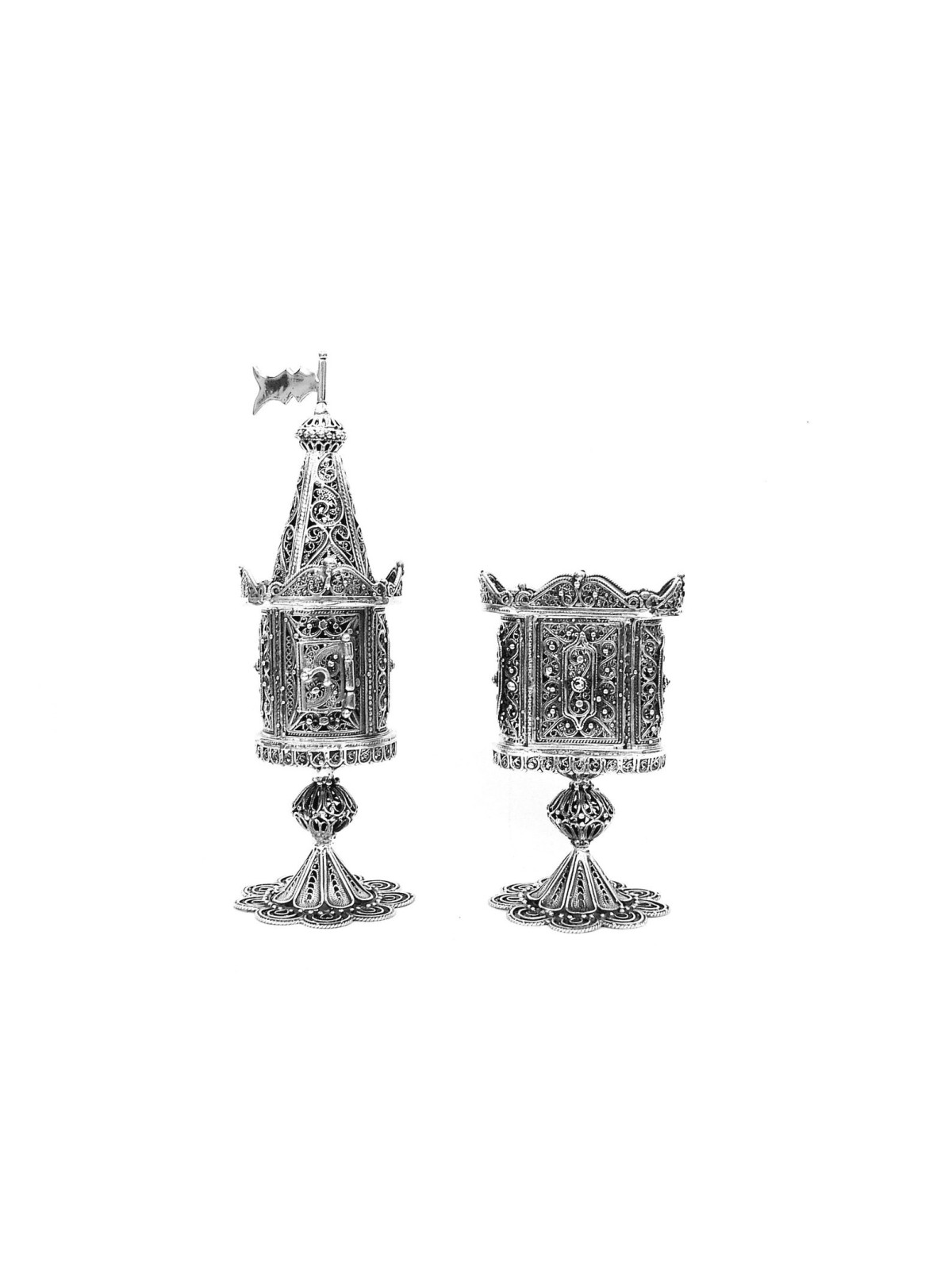Extraordinary Filigree Havdalah Set From Pure Silv , Tu B'Av Gifts , I