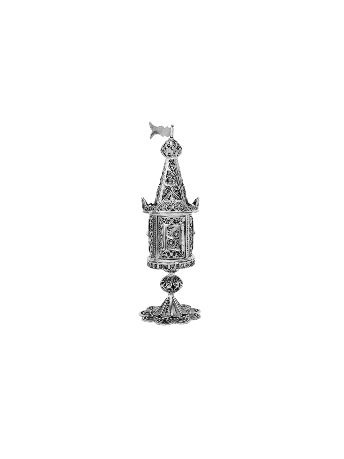 Extraordinary Filigree Havdalah Set From Pure Silv , Tu B'Av Gifts , I