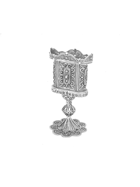 Extraordinary Filigree Havdalah Set From Pure Silv , Tu B'Av Gifts , I