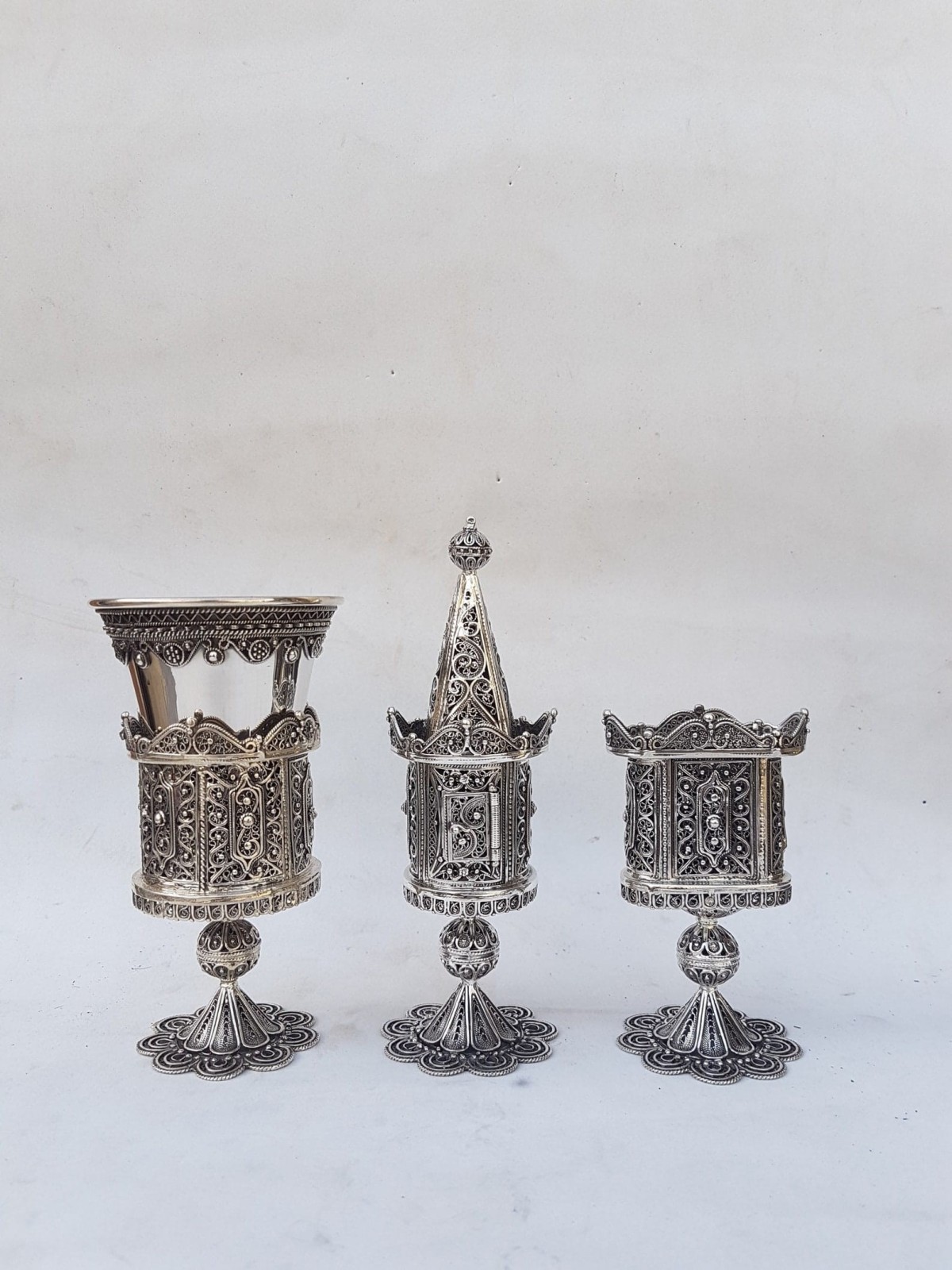 Sterling Silver Exclusive Decorated Filigree Havda , Tu B'Av Gifts , I