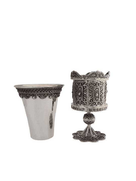 Sterling Silver Exclusive Decorated Filigree Havda , Tu B'Av Gifts , I