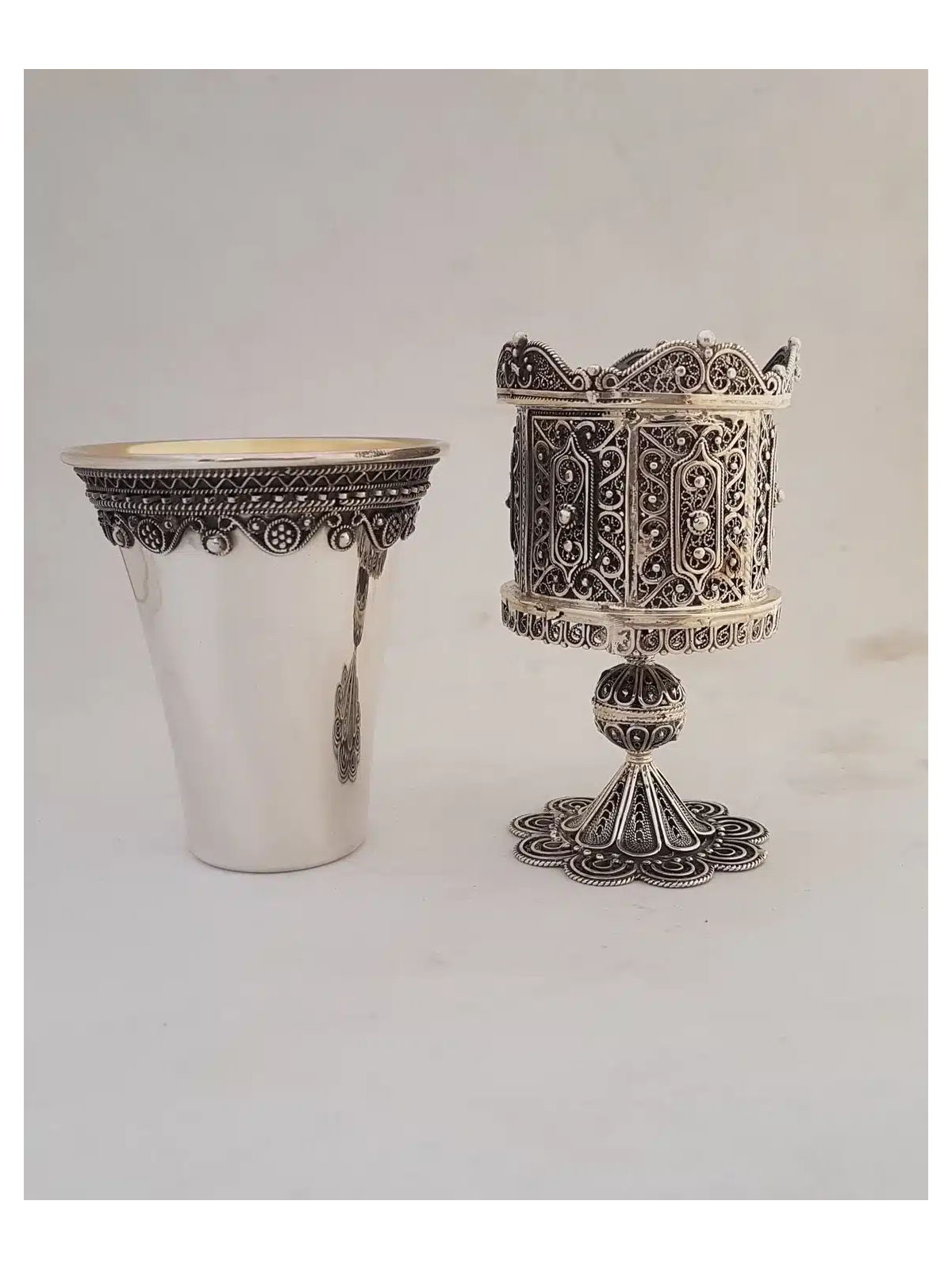 Sterling Silver Exclusive Decorated Filigree Havda , Tu B'Av Gifts , I