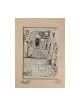 YehuditsArt Sketch Print of Narrow Alleyw... | Jewish Gift from Israel