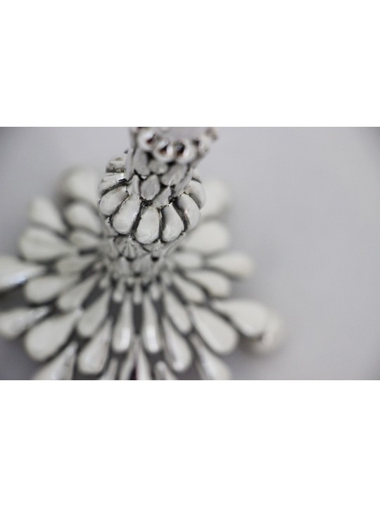One-of-a-Kind Floral Sterling Silver Candlesticks , Sterling Silver Ca
