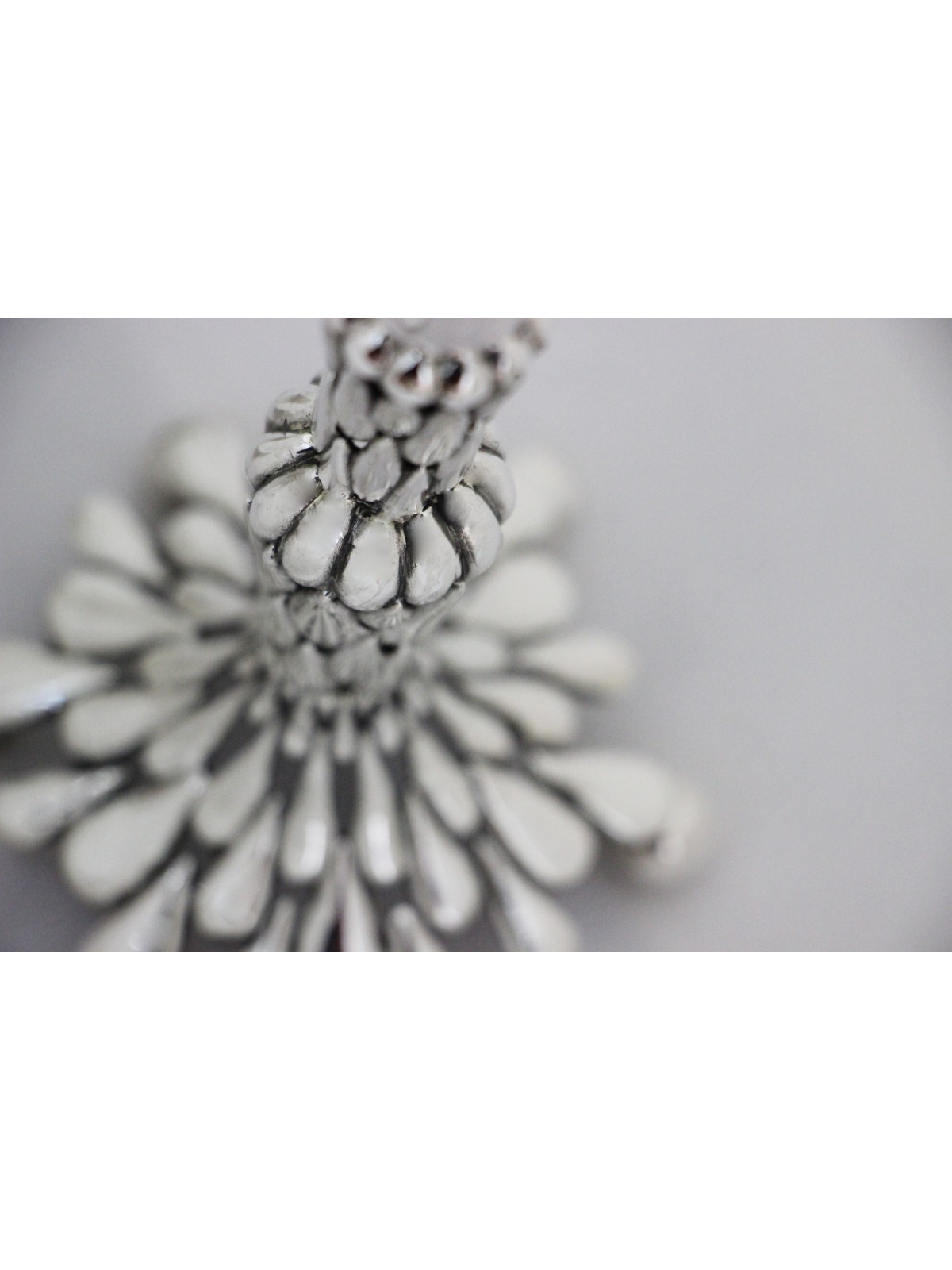 One-of-a-Kind Floral Sterling Silver Candlesticks , Sterling Silver Ca