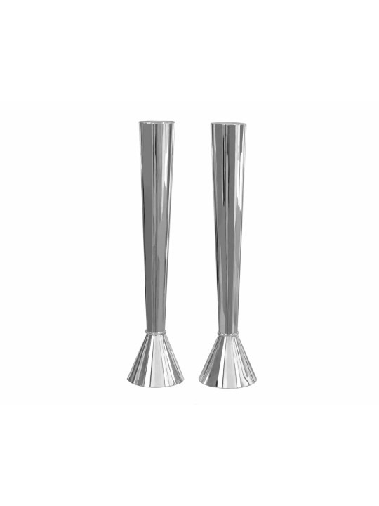 Grand beau chandelier lisse en argent sterling, argent sterling C