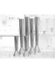 Grand beau chandelier lisse en argent sterling, argent sterling C