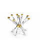 Giant Candelabra with Clean Lines and Bold Angles  , Extra Large Candl