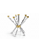 Giant Candelabra with Clean Lines and Bold Angles  , Extra Large Candl