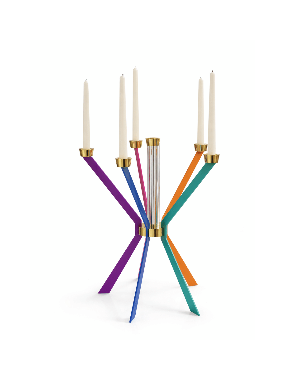 Big Size Starburst-Shaped Multicolored Candelabra  , Nature Candelabra