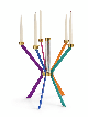 Big Size Starburst-Shaped Multicolored Candelabra  , Nature Candelabra