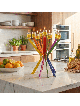 Big Size Starburst-Shaped Multicolored Candelabra  , Nature Candelabra