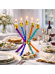 Big Size Starburst-Shaped Multicolored Candelabra  , Nature Candelabra