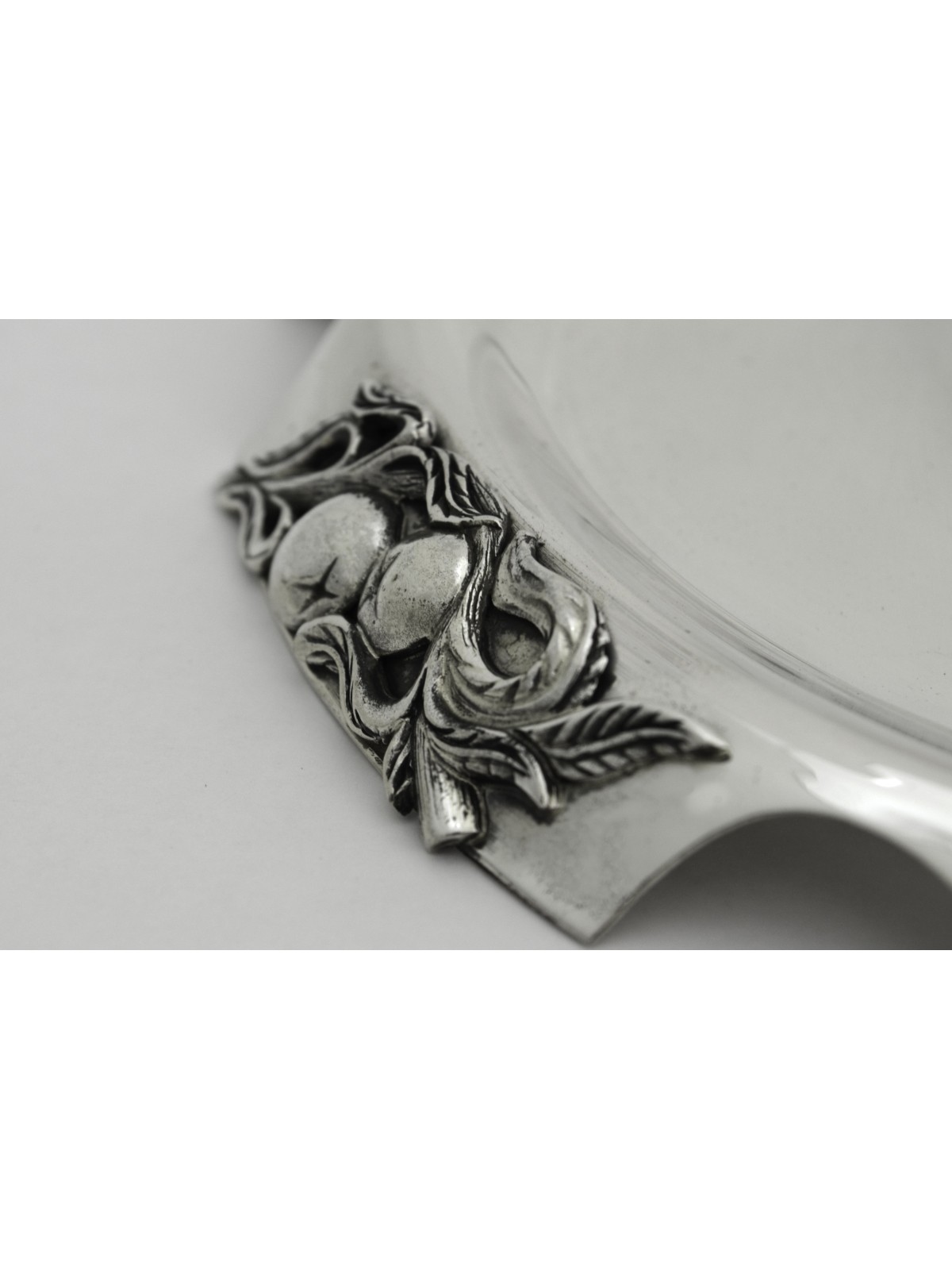 Floral Plate For Honey Dish Swirling Elements , Tu B'Av Gifts , Israel