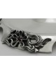 Floral Plate For Honey Dish Swirling Elements , Tu B'Av Gifts , Israel