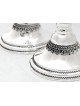Chandeliers moyens en filigrane d'argent sterling 925, boîte en argent sterling