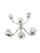 Vintage Style Sterling Silver Filigree Candelabra , Passover Gifts , I