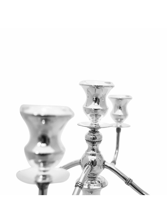 Vintage Style Sterling Silver Filigree Candelabra , Passover Gifts , I