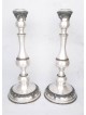 Beautiful Large Silver Candlesticks with Tradition , Sterling Silver C