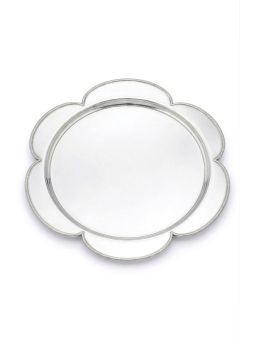 Floral Sterling Silver Tray for Havdalah Set and C , Tu B'Av Gifts , I