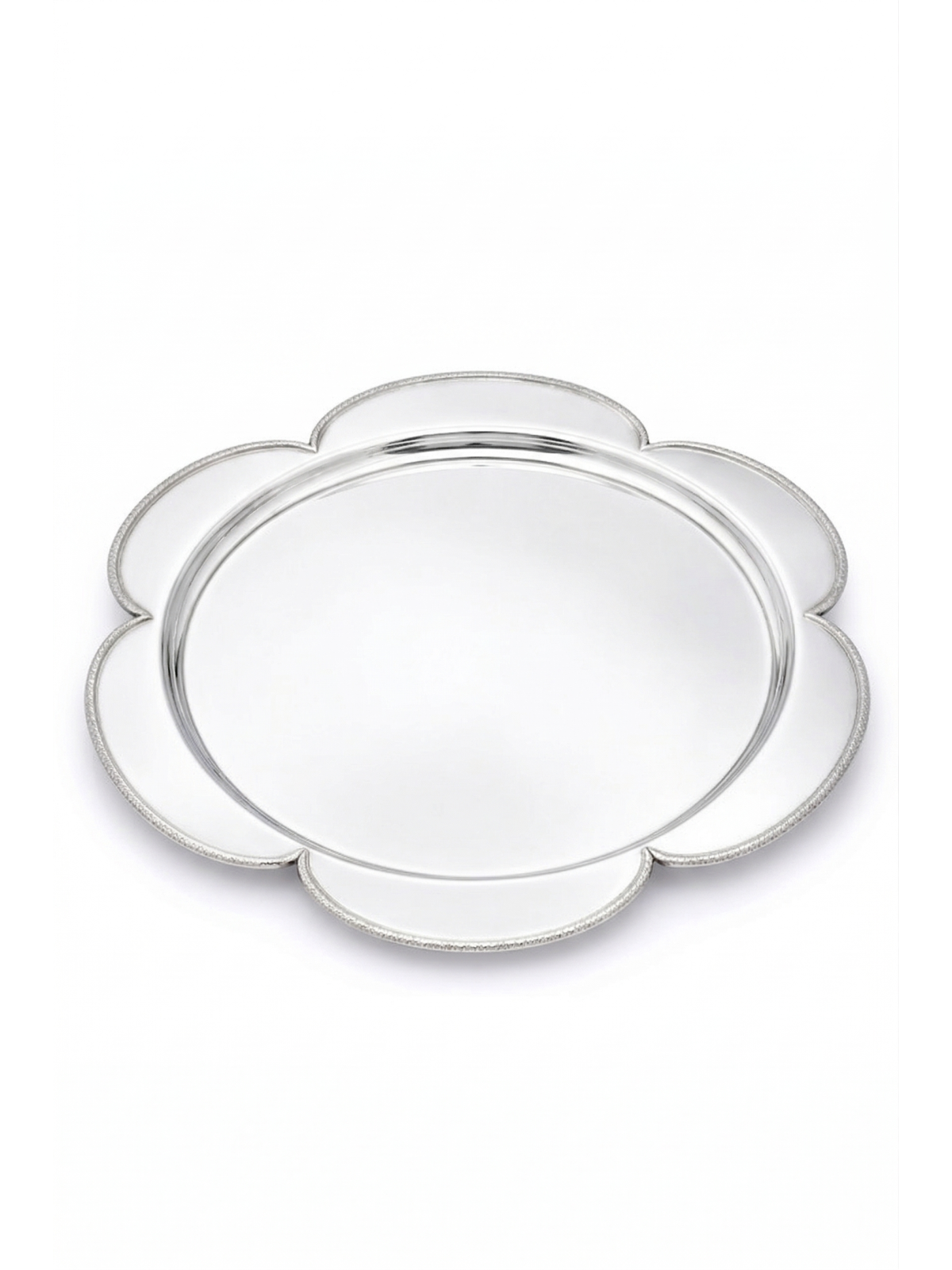 Floral Sterling Silver Tray for Havdalah Set and C , Tu B'Av Gifts , I