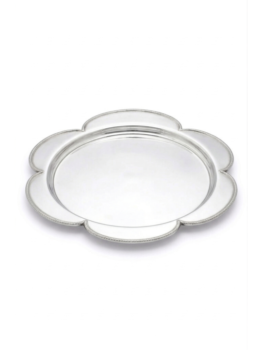 Plateau floral en argent sterling pour Havdalah Set et C , Cadeaux Tu B'Av , I