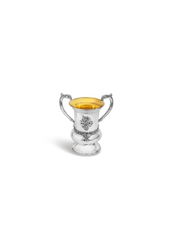 Large Classic Sterling Silver Washing Cup with Fil , Passover Gifts ,