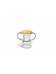 Grande tasse de lavage classique en argent sterling avec fil, cadeaux de Pâque,