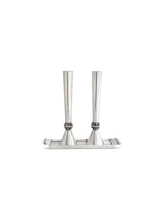 Grands chandeliers en argent sterling de conception spéciale, argent sterling Ca