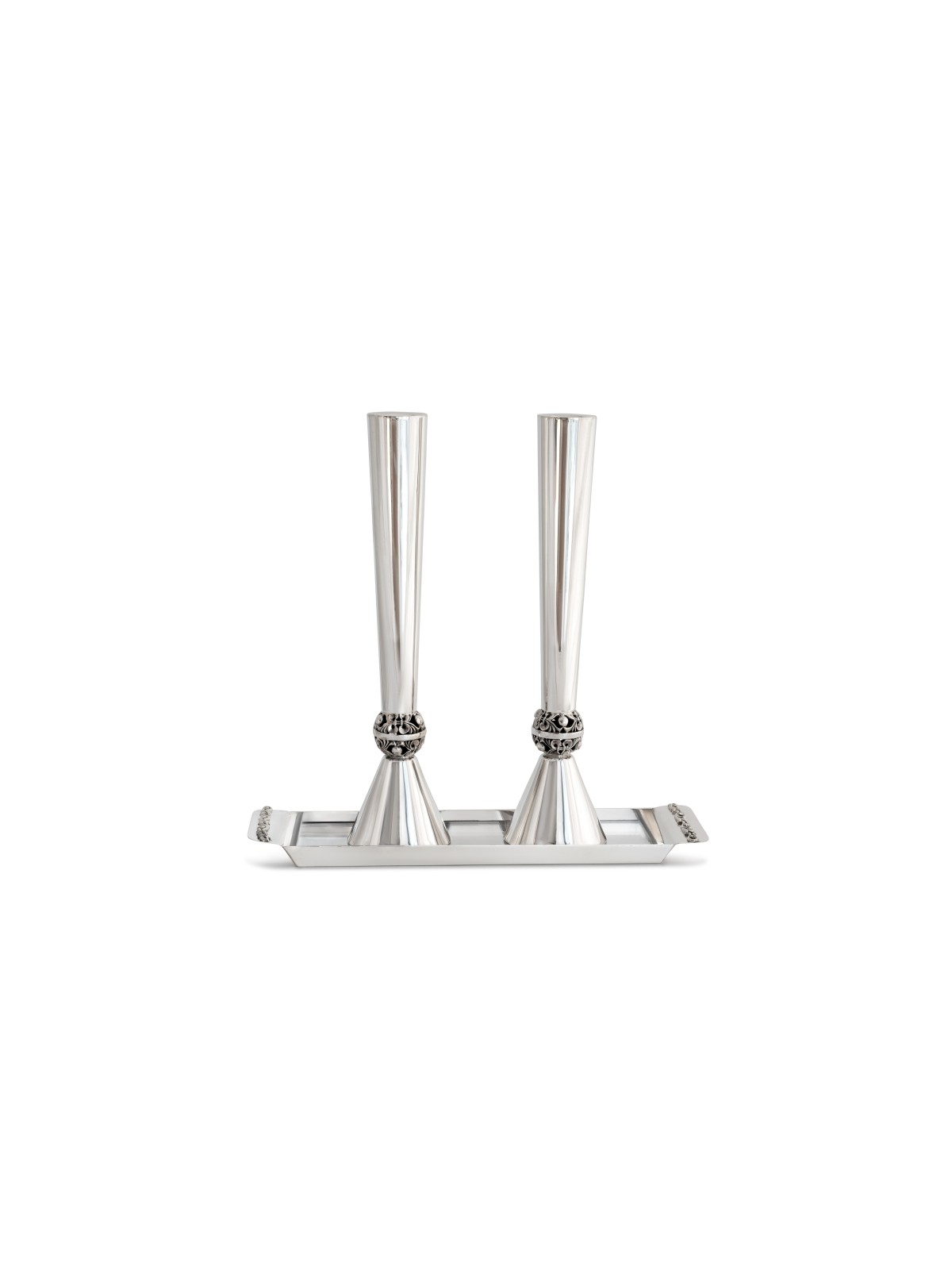 Grands chandeliers en argent sterling de conception spéciale, argent sterling Ca