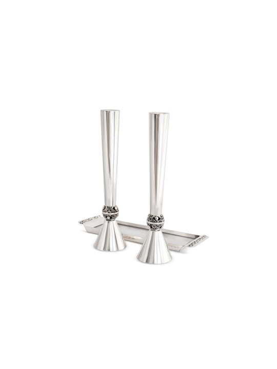 Grands chandeliers en argent sterling de conception spéciale, argent sterling Ca
