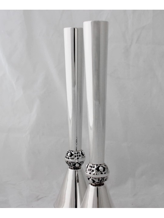 Grands chandeliers en argent sterling de conception spéciale, argent sterling Ca