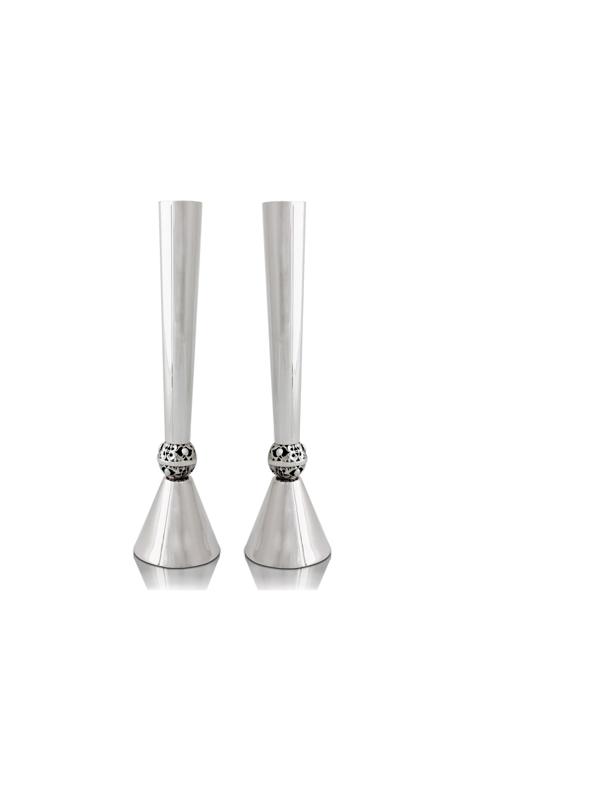 Grands chandeliers en argent sterling de conception spéciale, argent sterling Ca