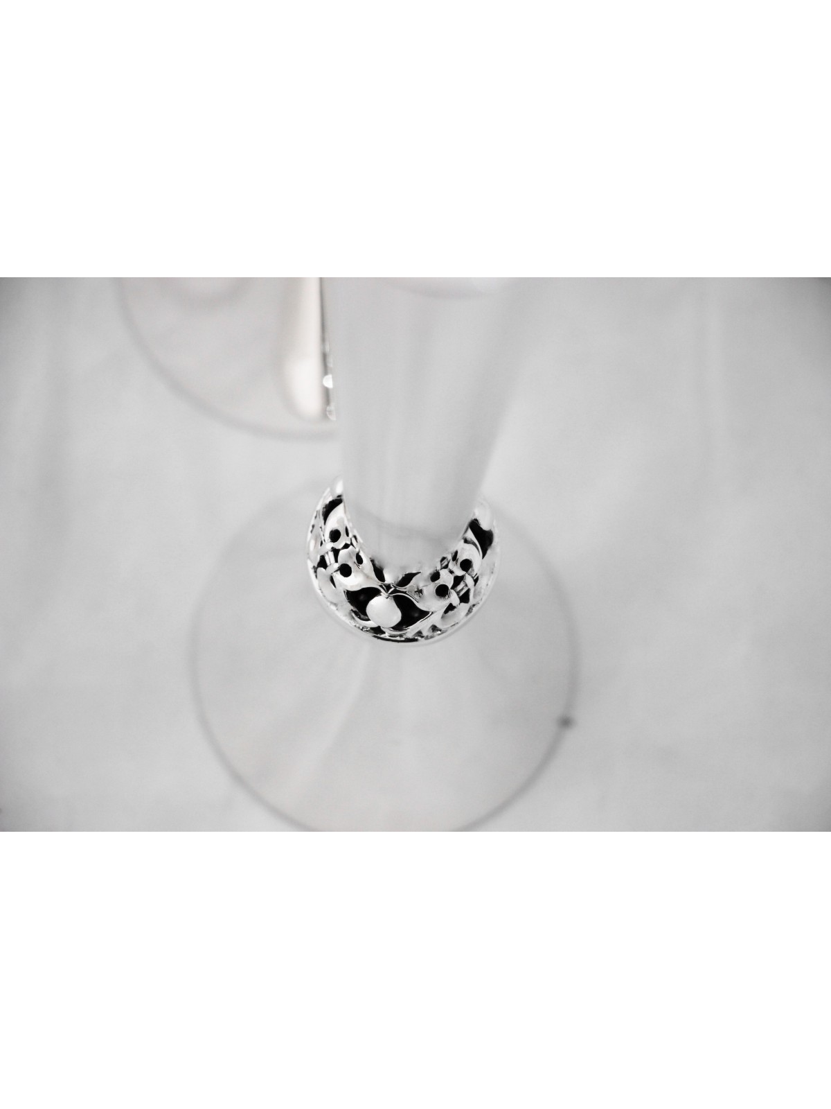 Grands chandeliers en argent sterling de conception spéciale, argent sterling Ca