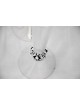 Grands chandeliers en argent sterling de conception spéciale, argent sterling Ca