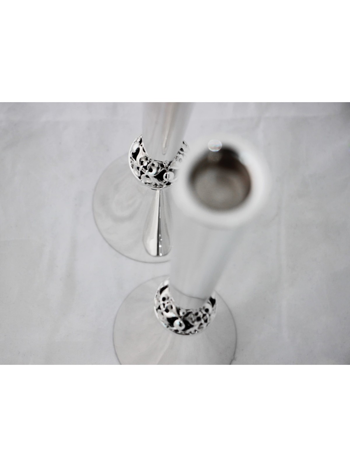 Grands chandeliers en argent sterling de conception spéciale, argent sterling Ca