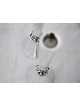 Grands chandeliers en argent sterling de conception spéciale, argent sterling Ca