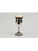 Pierres précieuses bleues Big Silver Elijah Cup sertie de Fili, cadeaux de Pâque,